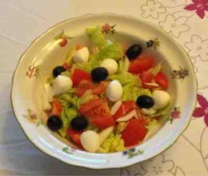 Ens. de tomate y Mozzarella