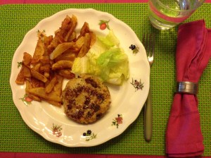 Hamburguesa de merluza