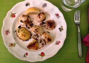 Sepia a la plancha con limón