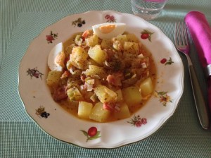 Calabacines con tomates