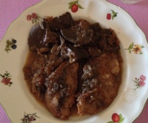 Pechugas de pollo con níscalos