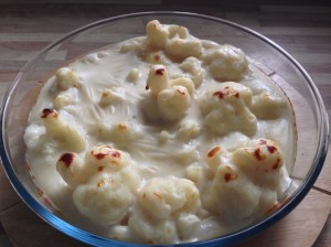 Coliflor con besamel