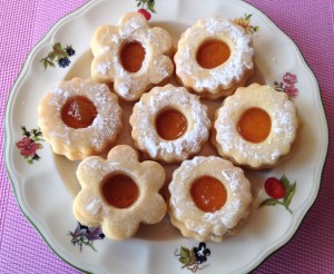 Galletas con mermelada 