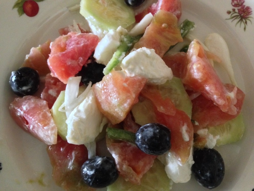 Ens. griega con queso de cabra