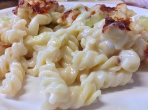 Macarrones con calabacin