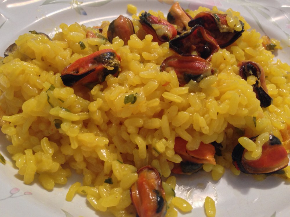Arroz con mejillones