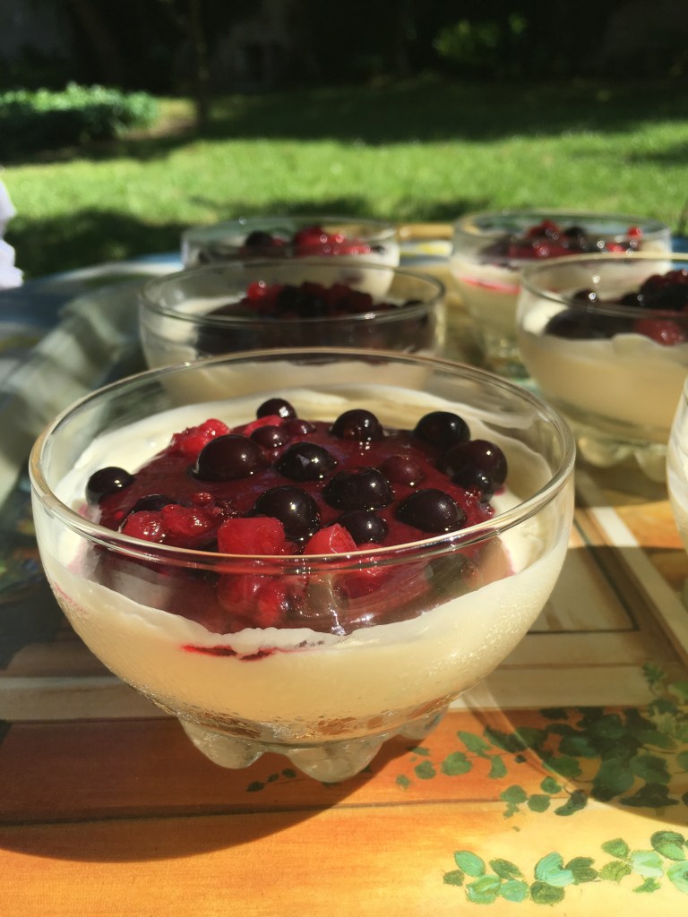 Mascarpone con frutos rojos