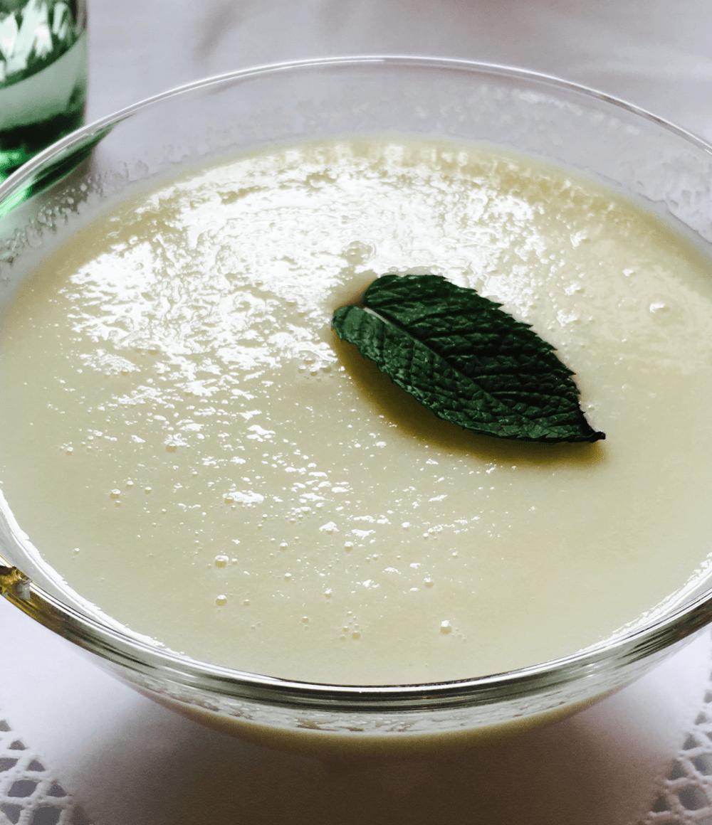 Crema fría de melón